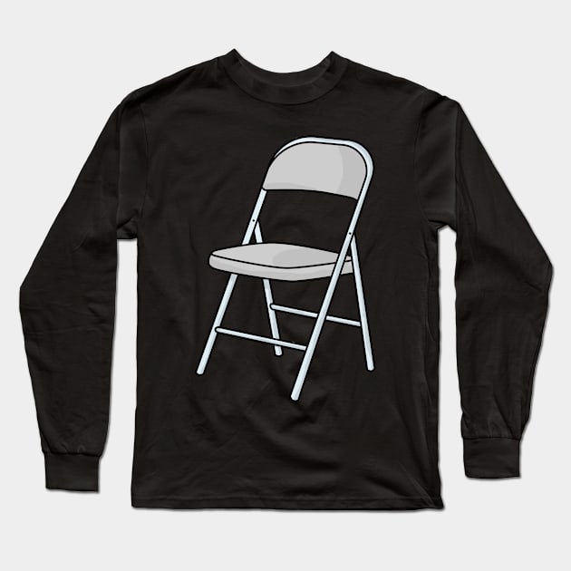 Another Folding Chair Long Sleeve T-Shirt by Cerealbox Labs